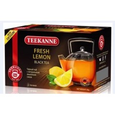 Чай TEEKANNE Fresh Lemon черный с лимонным соком 20 пак.